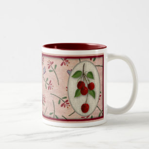 Caneca De Café Em Dois Tons Cherries Mug