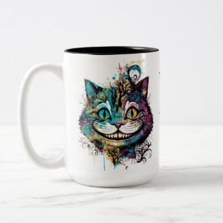 Caneca De Café Em Dois Tons Cheshire Cat Mug