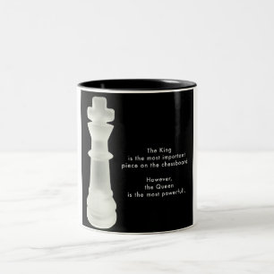 Caneca De Café Em Dois Tons Chess Mug