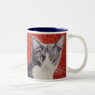 Caneca De Café Em Dois Tons Chester enfrenta a pintura