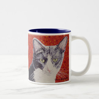 Caneca De Café Em Dois Tons Chester enfrenta a pintura