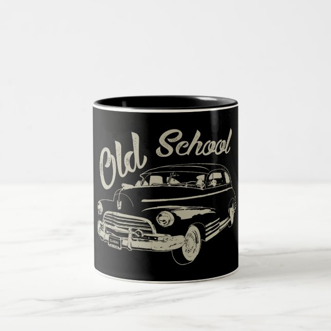 Caneca De Café Em Dois Tons Chevy Belair (Centro)
