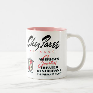 Caneca De Café Em Dois Tons Chez Paree, Nightclub, Chicago, IL