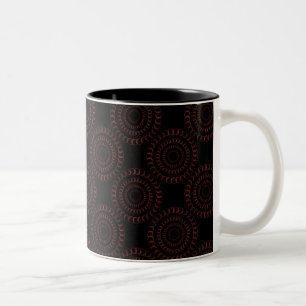 Caneca De Café Em Dois Tons Chic Mug sofisticado, Cabernet