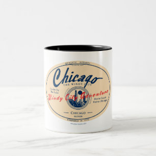 Caneca De Café Em Dois Tons Chicago Windy City
