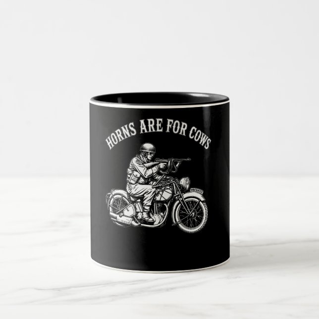 Caneca De Café Em Dois Tons Chifres São Para Vacas (Centro)
