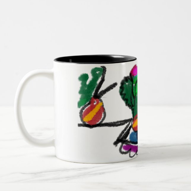 Caneca De Café Em Dois Tons Chihuahua adora (Esquerda)