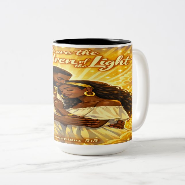 Caneca De Café Em Dois Tons Children of Light (Frente Esquerda)