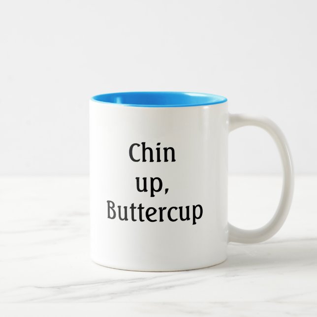 Caneca De Café Em Dois Tons Chin Up, ButterCup Mug (Direita)