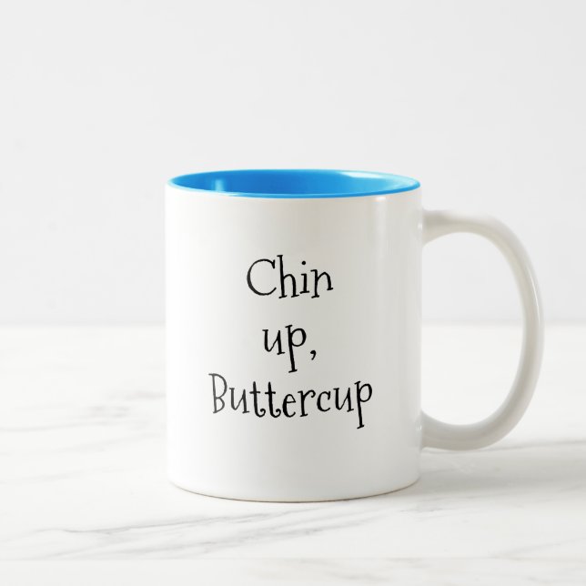 Caneca De Café Em Dois Tons Chin Up, ButterCup Mug (Direita)