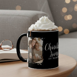 Caneca De Café Em Dois Tons Chocolate Lovers Established Photos