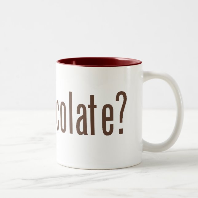 Caneca De Café Em Dois Tons chocolate obtido? (Direita)