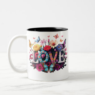 Caneca De Café Em Dois Tons Chocolate Quente