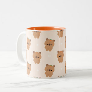Caneca De Café Em Dois Tons Chonky Capybara