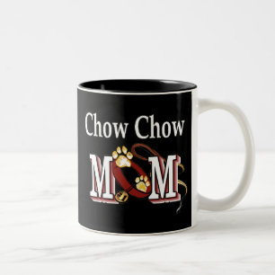 Caneca De Café Em Dois Tons Chow Chow Mãe Mug