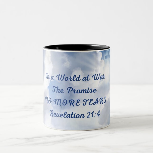 Caneca De Café Em Dois Tons Christian 11oz Mug Bíblia Inspiracional Verse Mug (Centro)