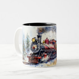 Caneca De Café Em Dois Tons  Christmas