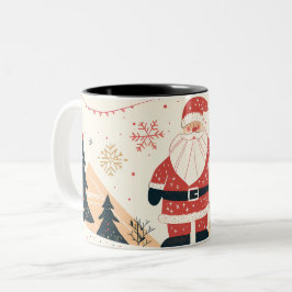 Caneca De Café Em Dois Tons  Christmas