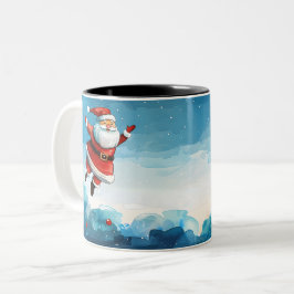 Caneca De Café Em Dois Tons  Christmas