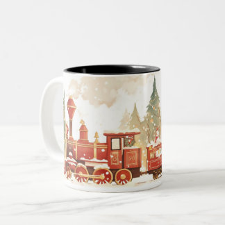 Caneca De Café Em Dois Tons  Christmas