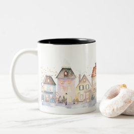 Caneca De Café Em Dois Tons  Christmas