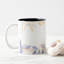 Caneca De Café Em Dois Tons  Christmas
