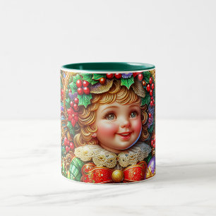CANECA DE CAFÉ EM DOIS TONS ~ CHRISTMAS CRIANÇA ~