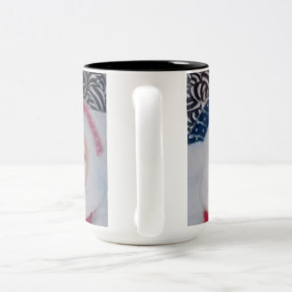 Caneca De Café Em Dois Tons Christmas Surprise cute kids Mug