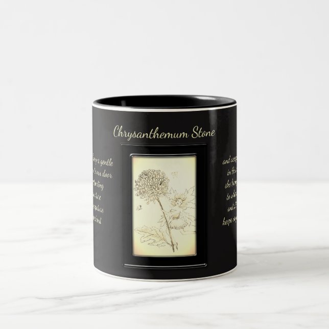 Caneca De Café Em Dois Tons Chrysanthemum Stone Crystal Fairy (Centro)