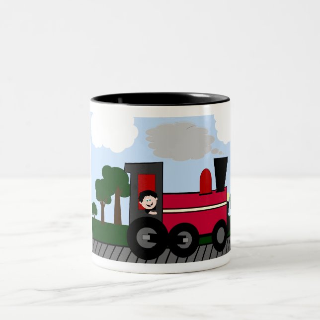 Caneca De Café Em Dois Tons Chugga Choo Choo (Centro)