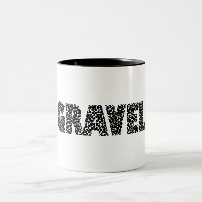 Caneca De Café Em Dois Tons Ciclismo em cascalho (Centro)