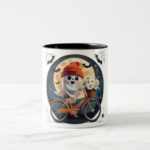 Caneca De Café Em Dois Tons Ciclismo Fantasma