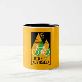 Caneca De Café Em Dois Tons Ciclismo na Austrália