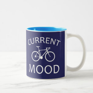 Caneca De Café Em Dois Tons Ciclo de Humor Atual
