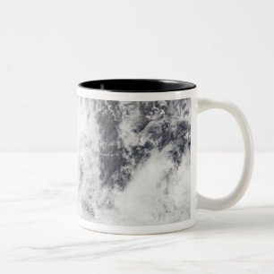 Caneca De Café Em Dois Tons Ciclone tropical Daman