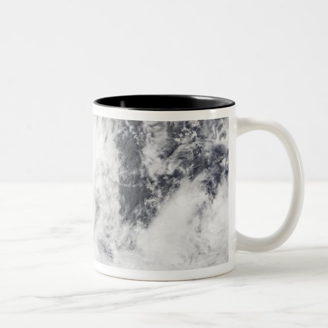 Caneca De Café Em Dois Tons Ciclone tropical Daman (Direita)