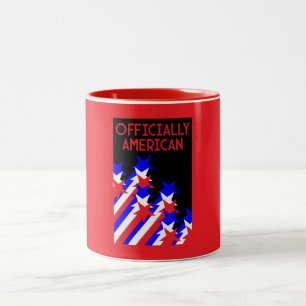 Caneca De Café Em Dois Tons Cidadania dos EUA concedida