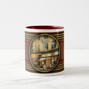 Caneca De Café Em Dois Tons Cidade - Kingston NY - No Teatro de Ópera