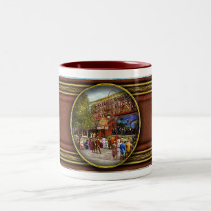 Caneca De Café Em Dois Tons Cidade - Nova - Celebrando Dia da Bastilha 1913