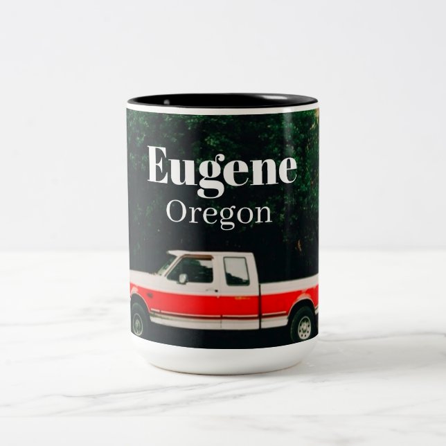 Caneca De Café Em Dois Tons Cidade universitária de Eugene - Oregon (Centro)