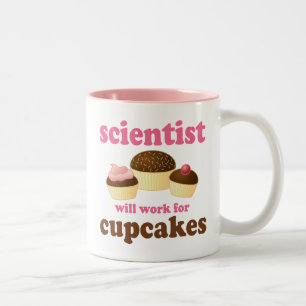 Caneca De Café Em Dois Tons Cientista engraçado