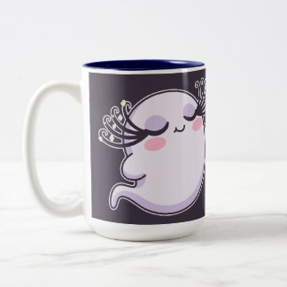 Caneca De Café Em Dois Tons Cílios de Fantasma