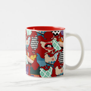 Caneca De Café Em Dois Tons Cincinnati Chickens Red