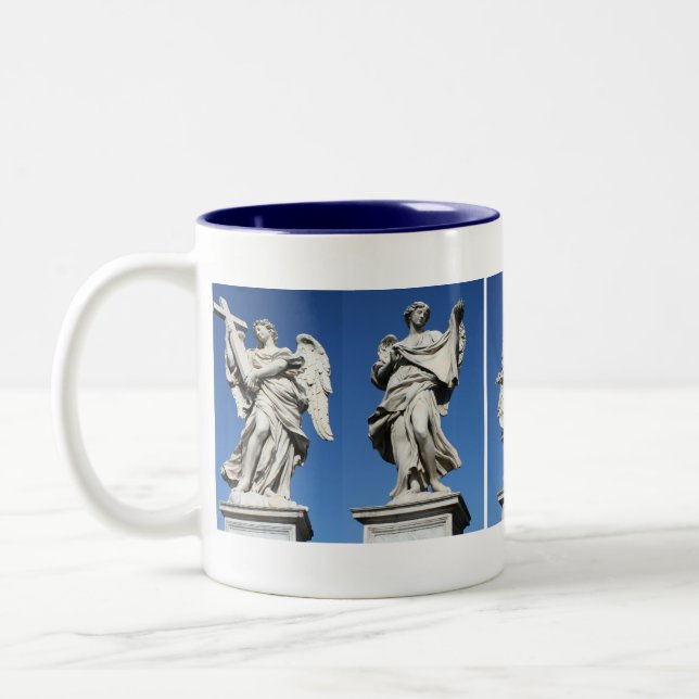 Caneca De Café Em Dois Tons cinco anjos (Esquerda)