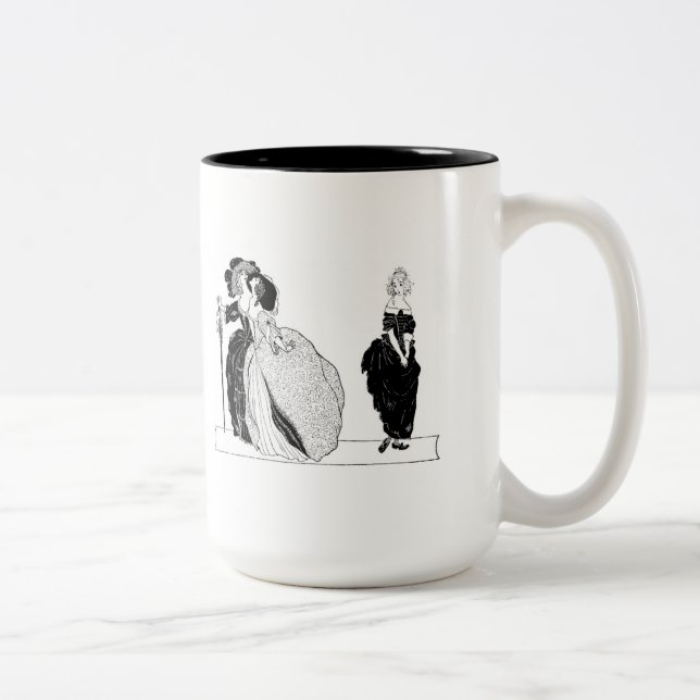 Caneca De Café Em Dois Tons Cinderella e suas irmãs Esnooty (Direita)