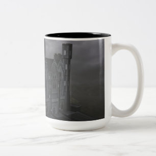 Caneca De Café Em Dois Tons Cinza Castle Mug