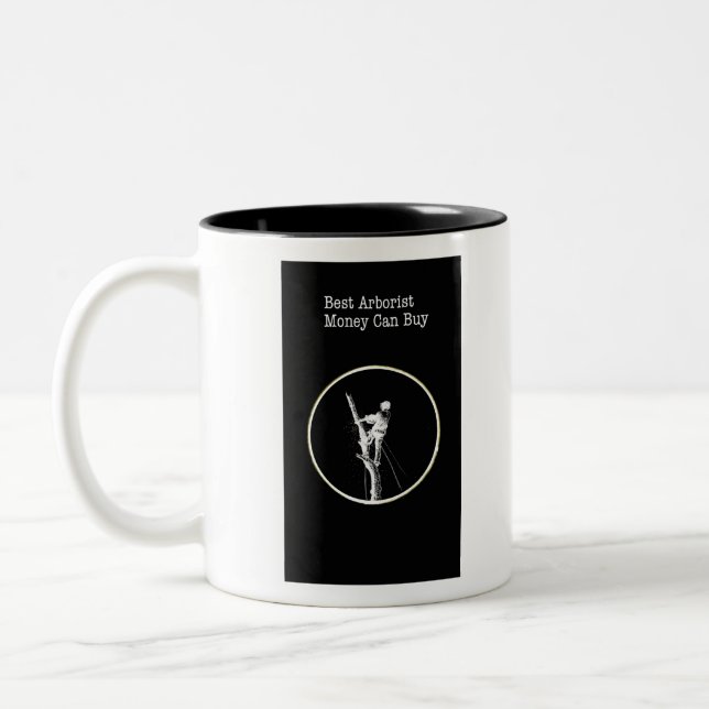 Caneca De Café Em Dois Tons Cirurgião arborista da serra (Esquerda)