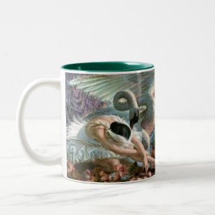 Caneca De Café Em Dois Tons Cisne do balé