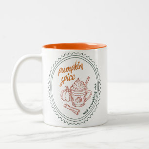 Caneca De Café Em Dois Tons Citação