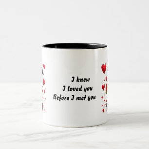Caneca De Café Em Dois Tons 🐶 Citação de Cachorro Soulmate Enfeite de Present